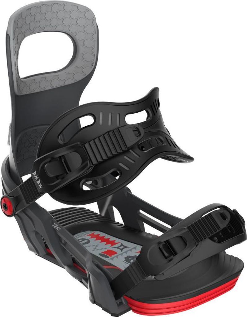 Snowboardbindungen BENT METAL Joint Grey Grau L