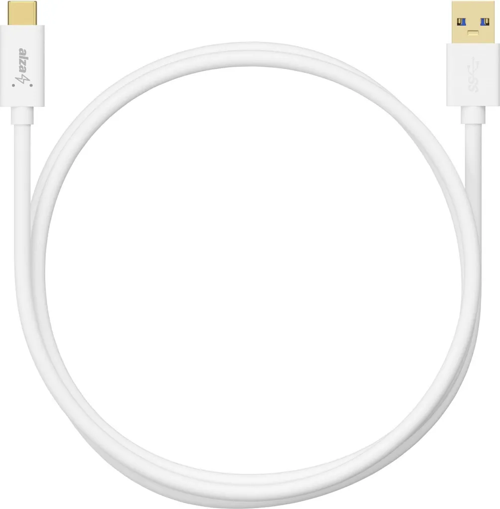 Câble USB-C Anti-Lenteur AlzaPower 5Gbps pour Transfert Rapide 1m - 3
