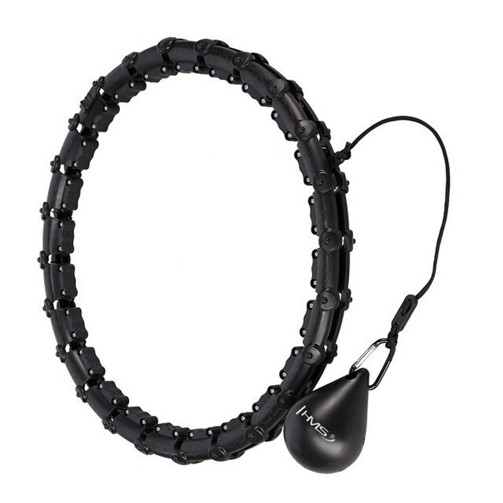 Masážní hula hoop HMS HHW02 se závažím černá Obrázok produktu 12