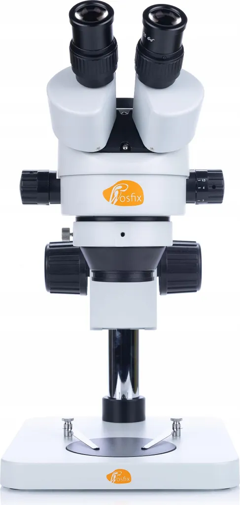 Microscope Trinoculaire Stéréoscopique Rosfix pour Électronique et Labo 7-45x - 18