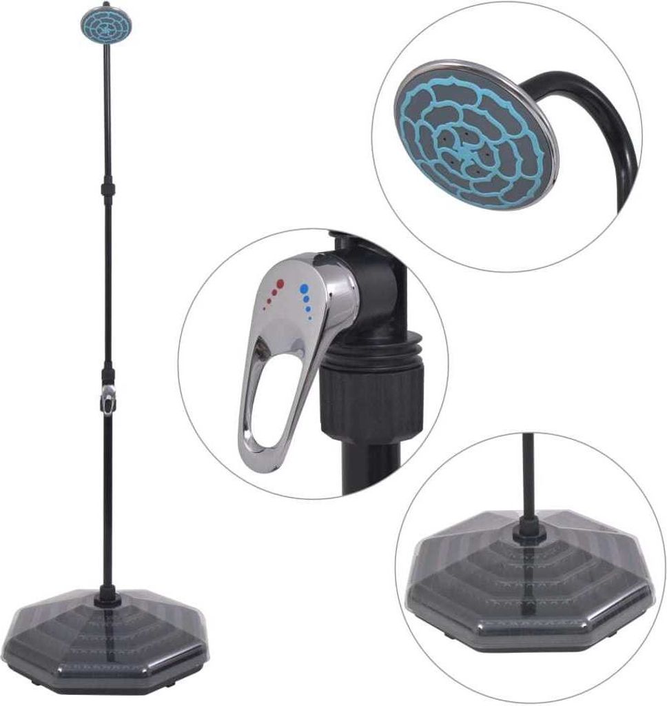 Solardusche 20 L Aluminium HDPE