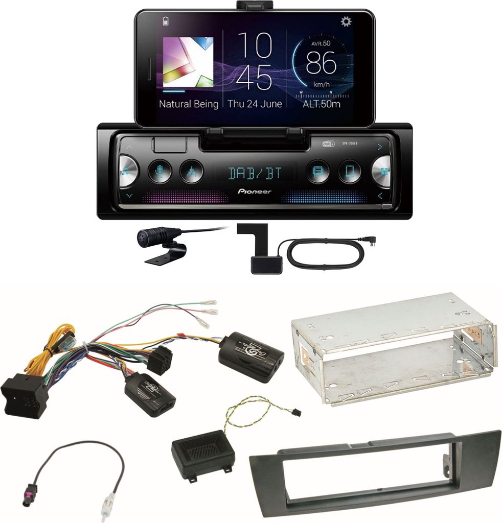 Pioneer SPH-20DAB Digitalradio Bluetooth Einbauset für BMW E87 E81 E82 X1 E84