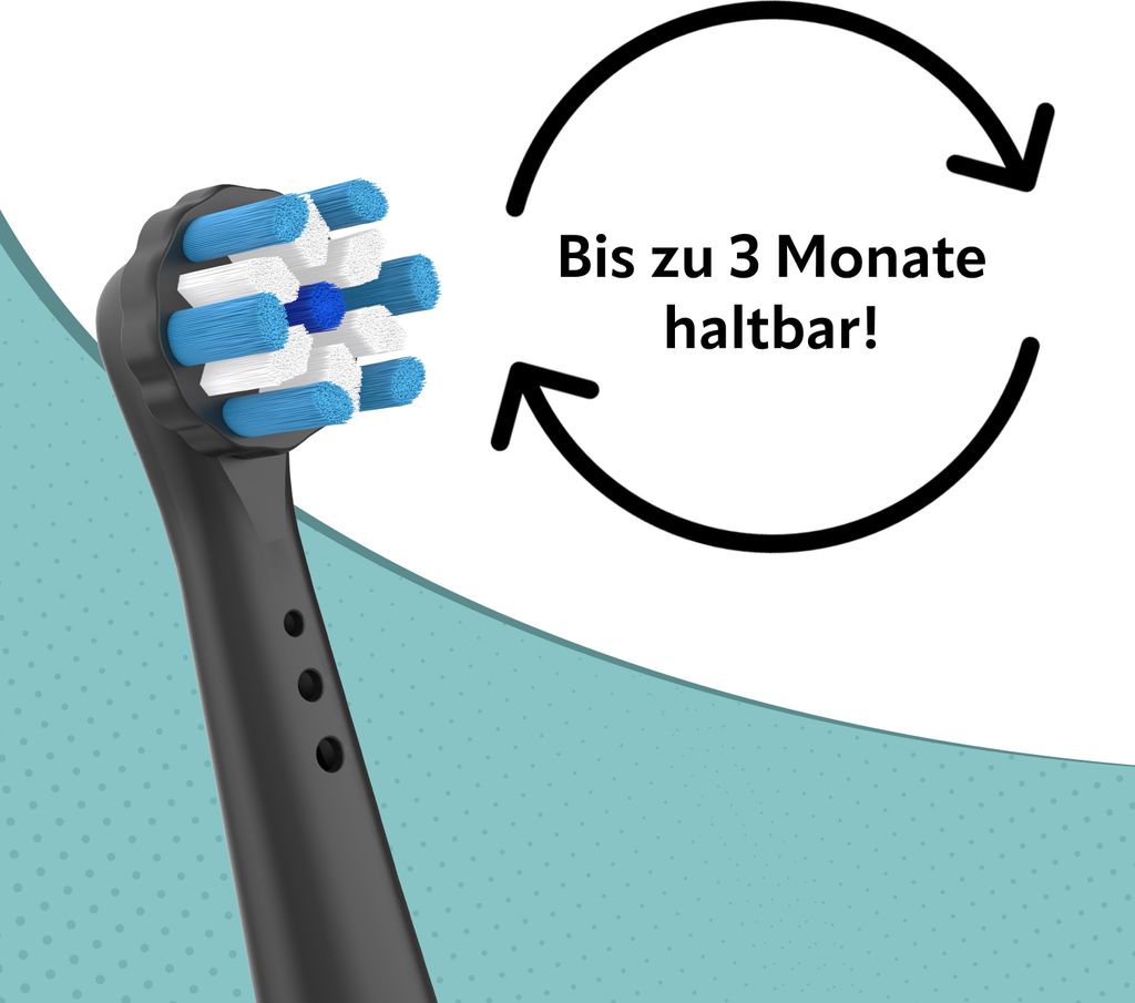 Aufsteckbürsten Kompatibel für Oral B IO Zahnbürsten (8er Produktbild 4