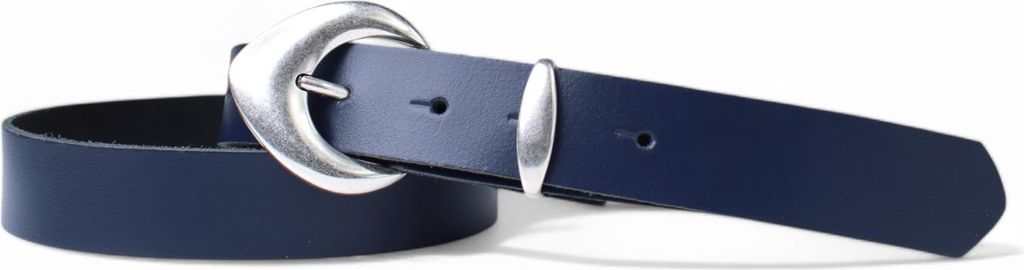 FRONHOFER 3 cm Damen Ledergürtel mit passender Schlaufe in mattsilber