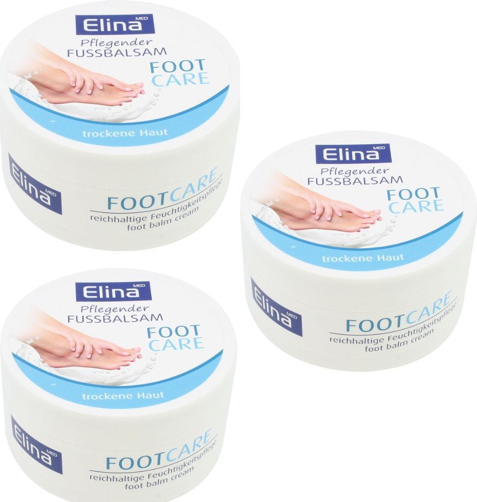 3 St. x 150 ml Elina Creme-Balsam für die Füße Produktbild 