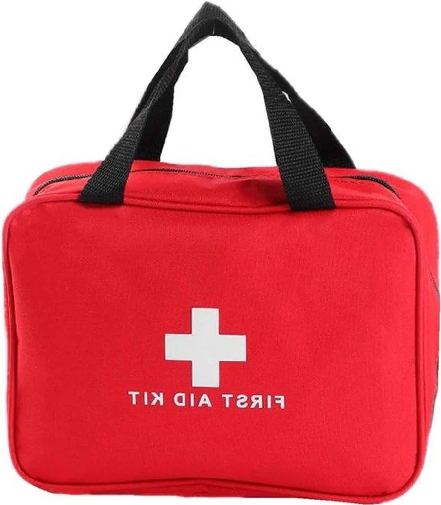 Trousse de secours vide et robuste - Sac médical rouge multi-usages