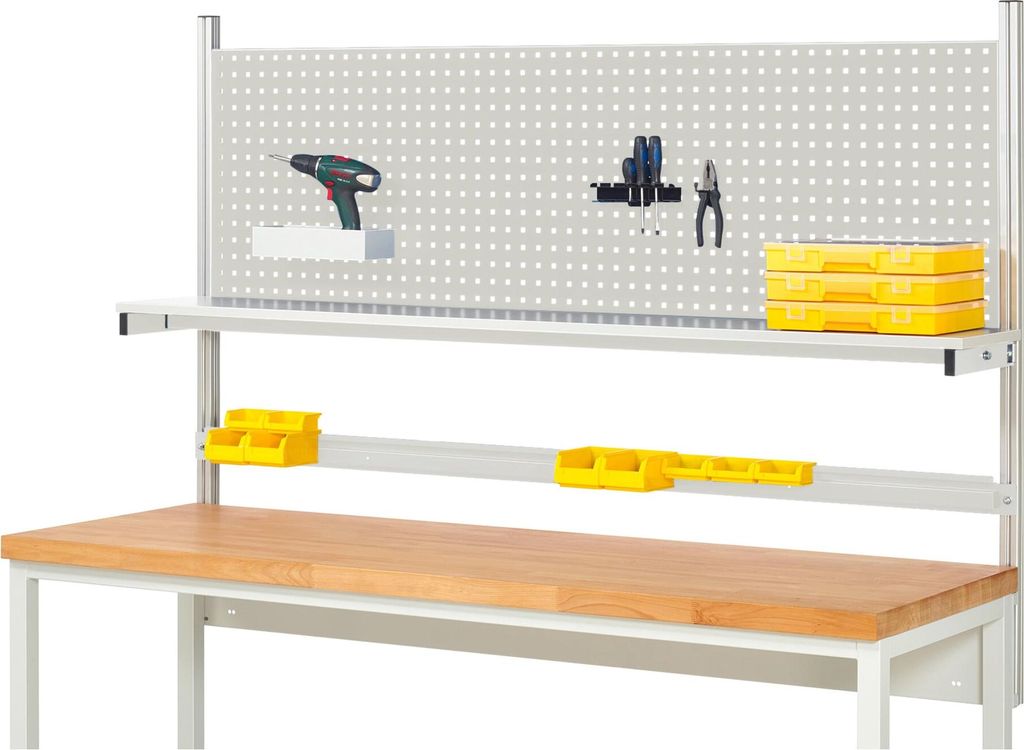 Rau System-Aufbau Komplettset 01, für Produktbreite 2000 mm, RAL7035/RAL7035