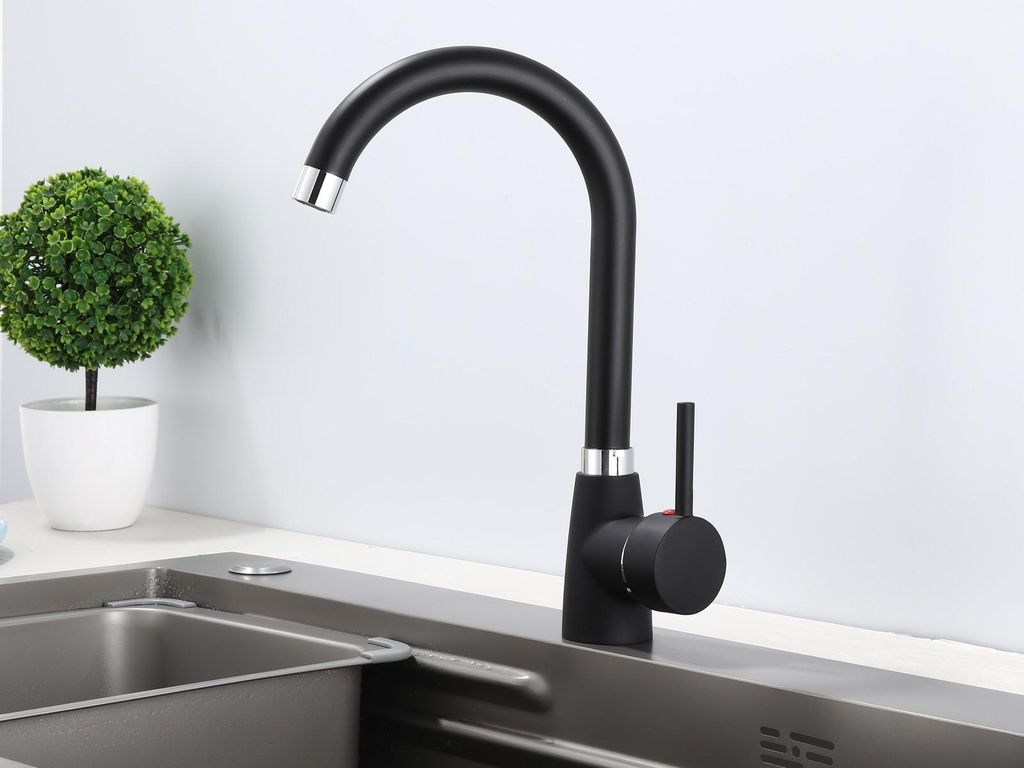 Küchenarmatur 360° Wasserhahn Küche Mischbatterie Spültisch Produktbild 
