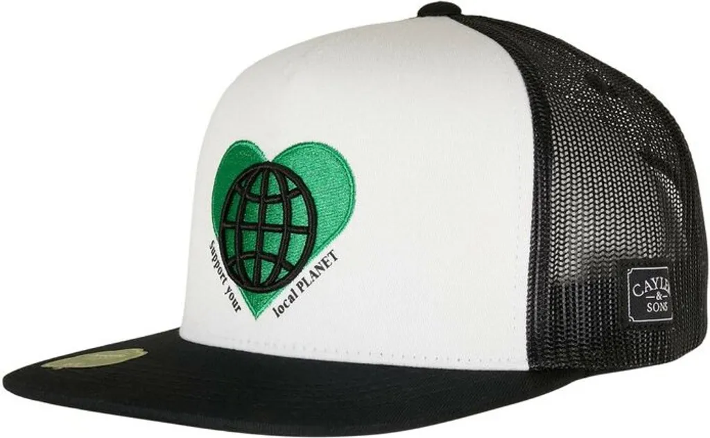 Casquette Trucker avec Filet Respirant Local Planet Cayler & Sons Noir/MC