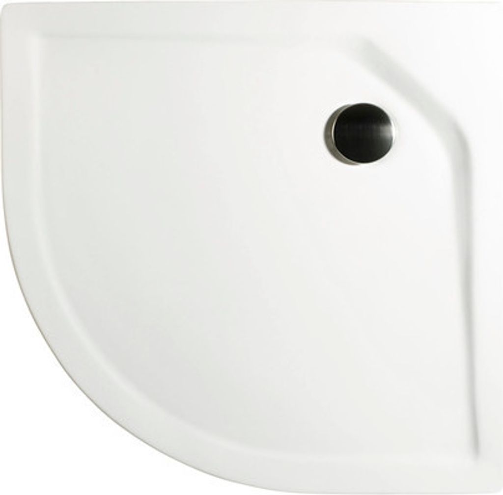 Duschwannen Komplettset SCHULTE Extra-flach 100 x 100 x 3.5 cm alpinweiß glatt D20057 04