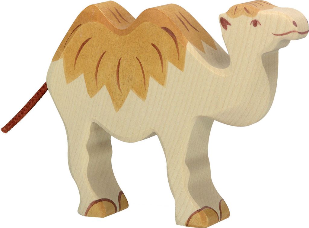 Holztiger Safari Holztiere Holzspielzeug Kamel Produktbild 