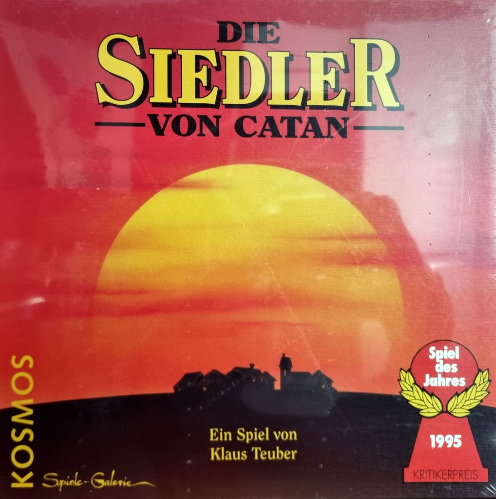 Die Siedler von Catan - Kosmos 1995 - Holzfiguren - Rarität Produktbild 