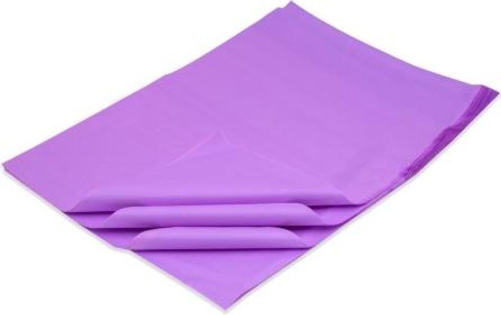 Glattes Seidenpapier 50 x 70 cm, violett – 2400 Blatt
