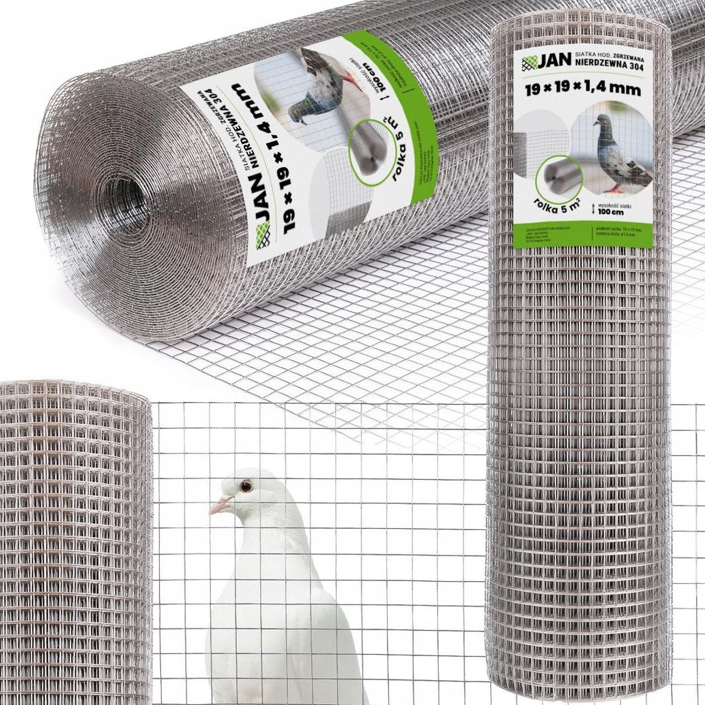 Volierendraht - 19x19x1,4mm - 5m² - Leicht - Produktbild 