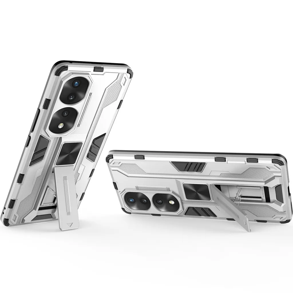 SEAHAI Cover per Honor 70 Lite 5G / Honor X6 / Honor X8 5G, [Militare Anti-Caduta] Silicone Ultra Sottile Stile Fresco Custodia, con Metallo Magnetico Supporto e Protezione Fotocamera - Blu