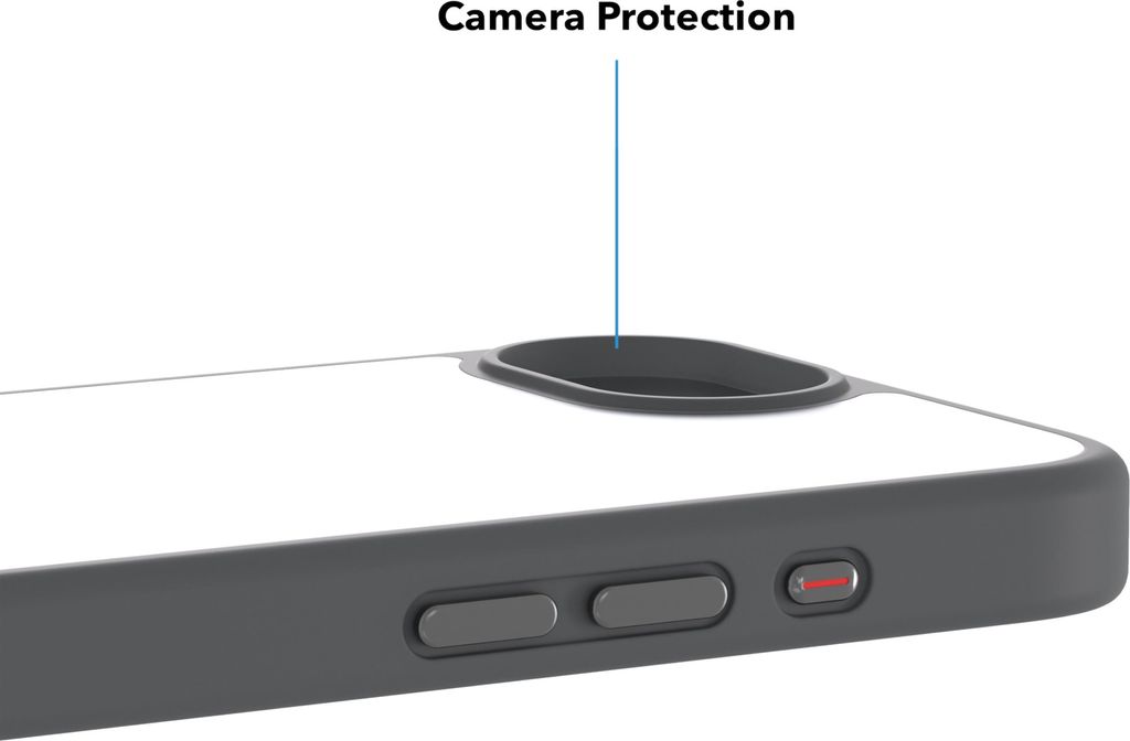 AlzaGuard Matte Hülle kompatibel mit Magsafe für iPhone 16e grau