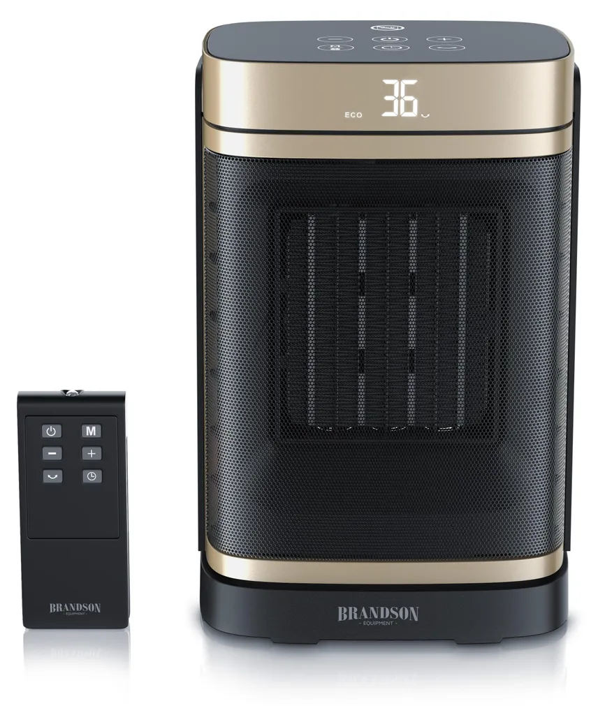 Radiateur Céramique Anti-Surchauffe Brandson 1500W Chaleur Rapide et Sûre