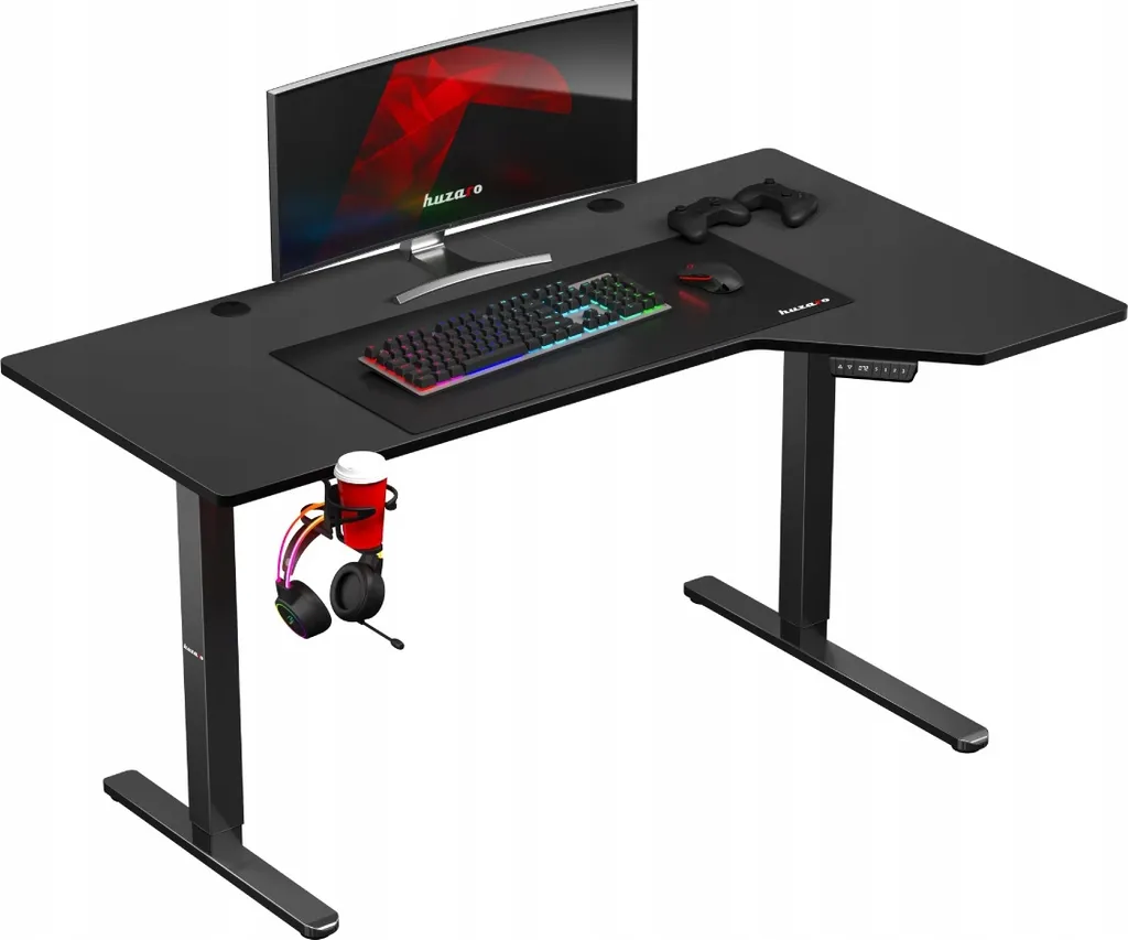 Fini le mal de dos avec le bureau électrique Huzaro Hero 9.1 assis-debout