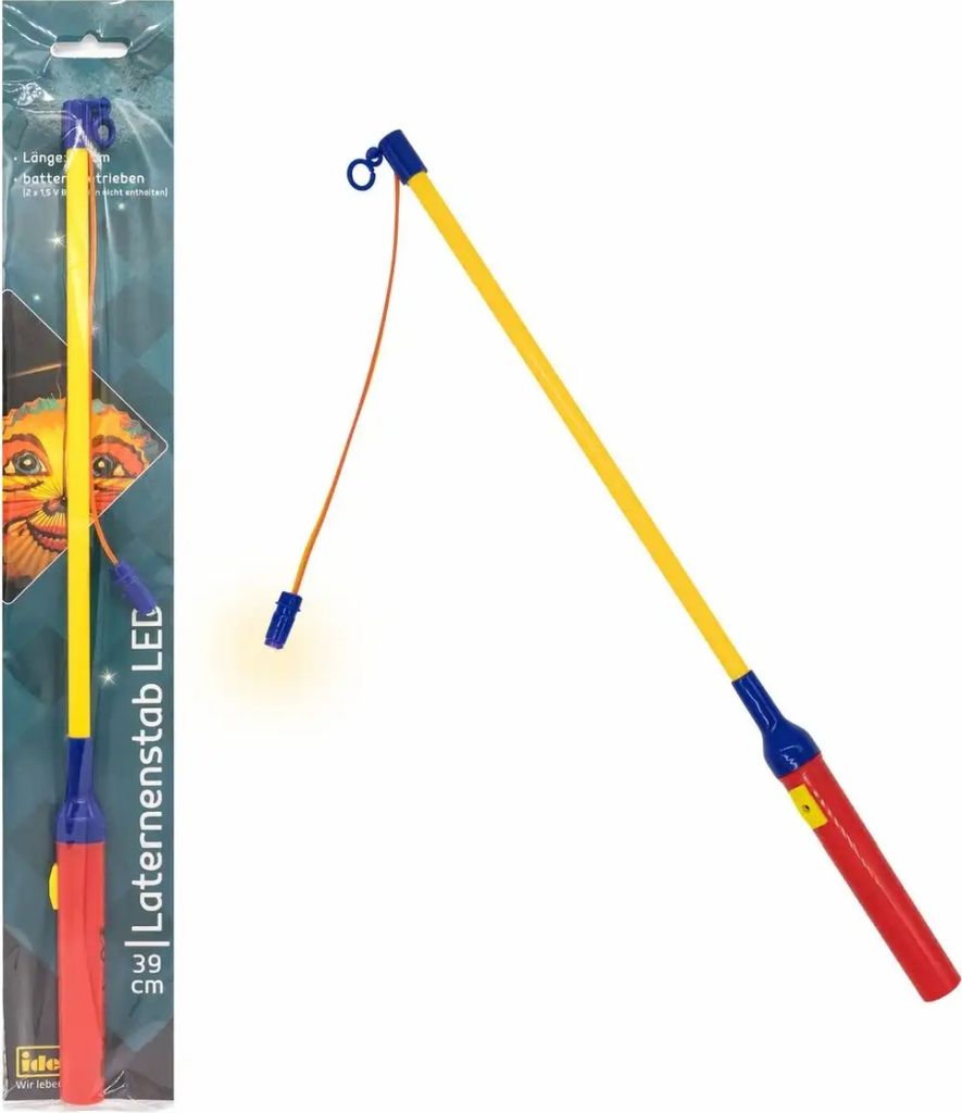 Laternenstab 39cm LED 2x 1,5V Batterie, 2x AA Batterien 1,5 Produktbild 