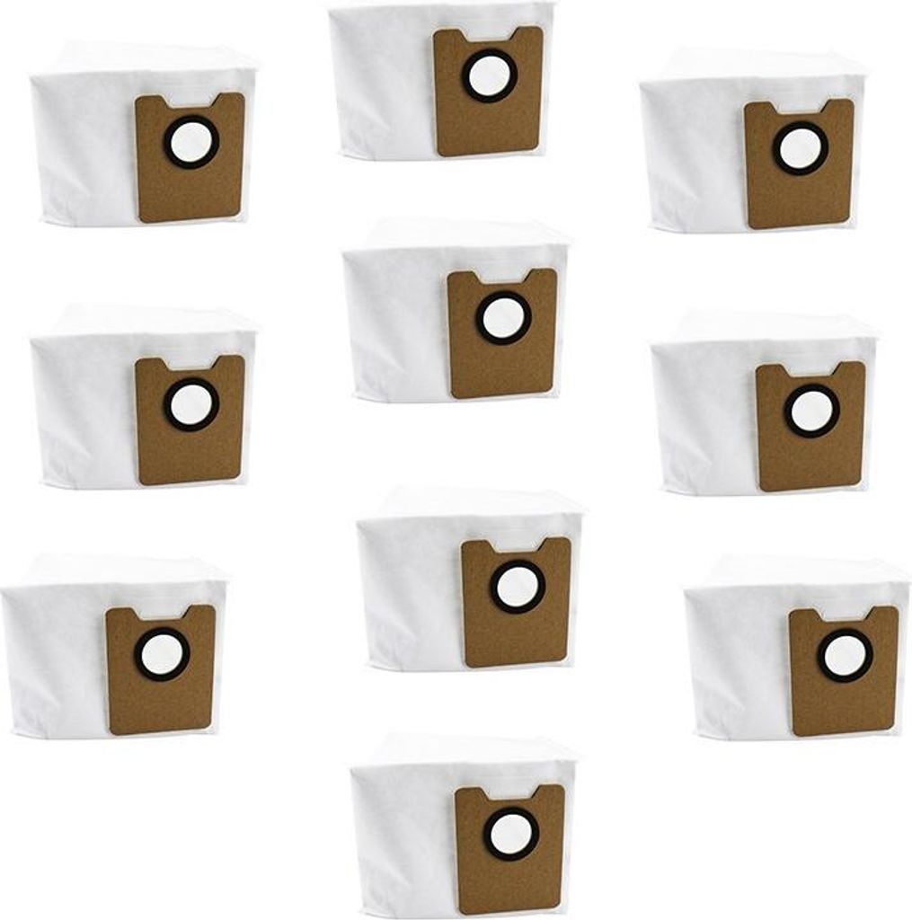 INF 10er-Pack Staubbeutel für Yeedi Y1 Pro/Y1 Pro+ Staubsauger, ABS+Vlies