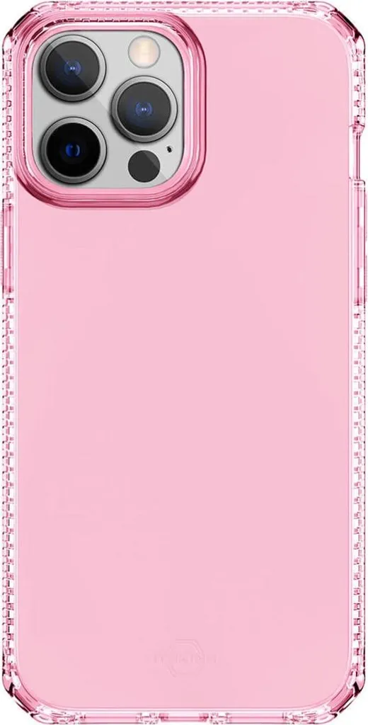 Cover iPhone 13 Pro Rosa Itskins Spectrum Clear - Protezione 3m