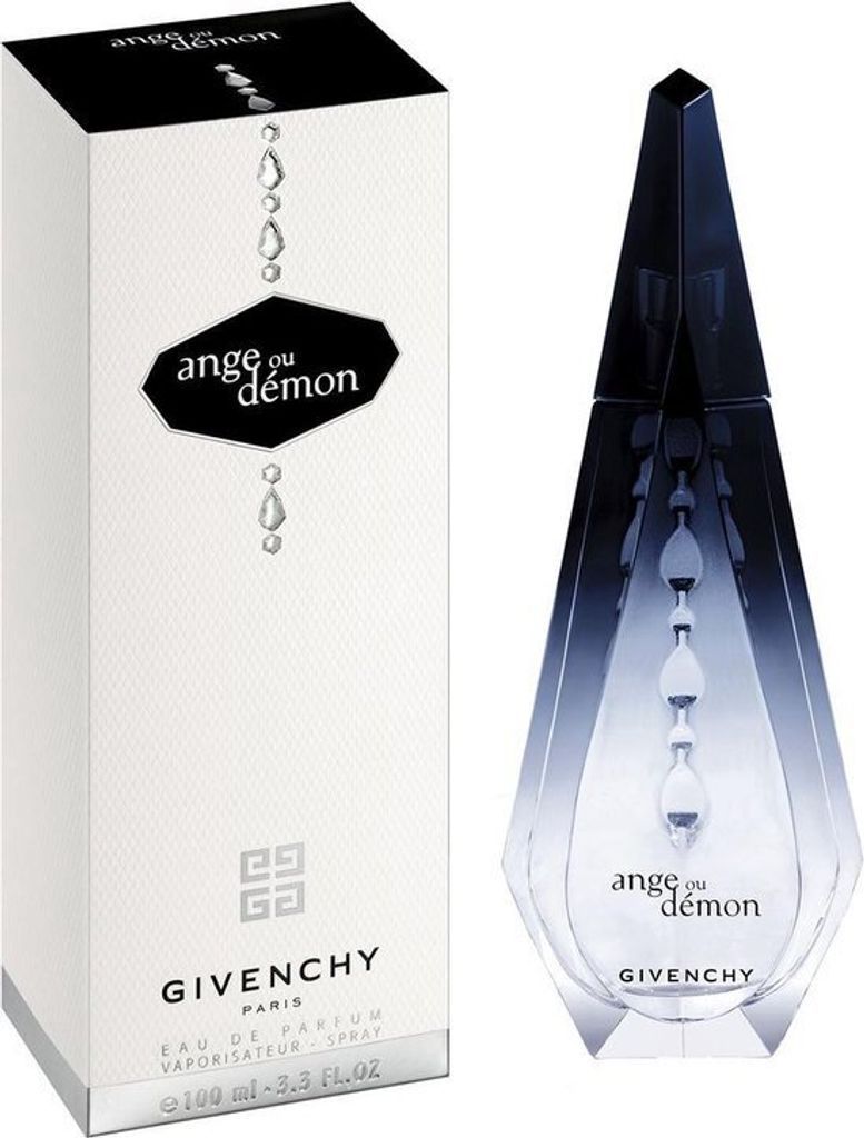 A perfume bottle and its box are displayed side-by-side against a white background.