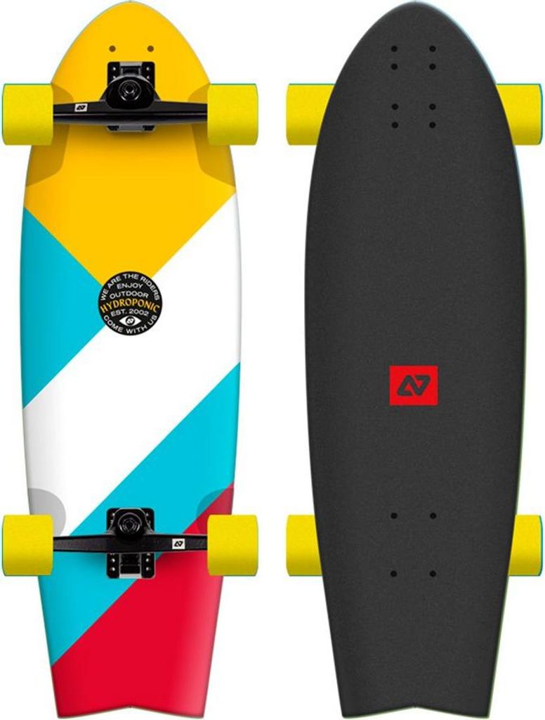 Hydroponic Fish 31.5 ́ ́ Surfskate Mehrfarbig 9.75 Inches Mehrfarbig 9.75 Inches