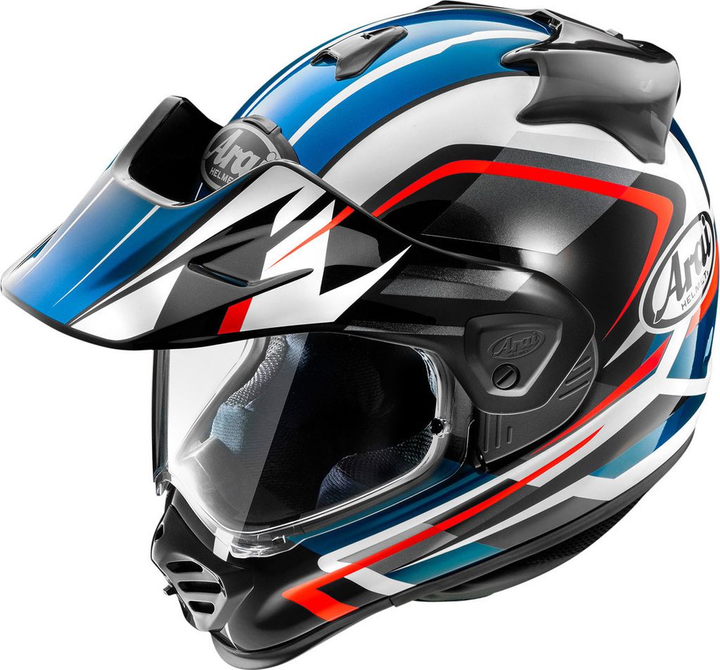 Arai Tour-X5 Discovery Motocross Helm, weiß/rot/blau, L (59/60)