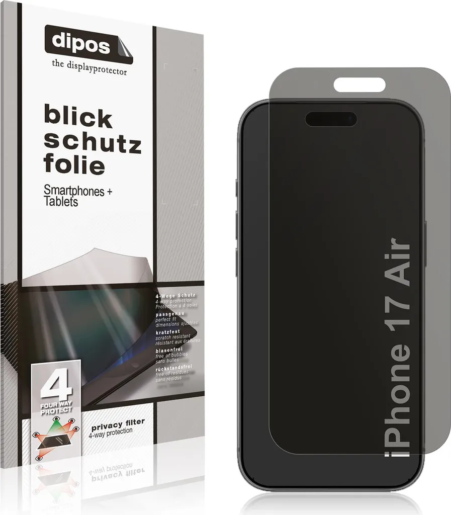 Pellicola iPhone 17 Air Privacy 4 Modi: Protezione Totale Anti-Spia