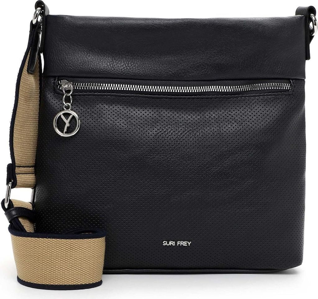 SURI FREY Umhängetasche Schultertasche Patsy Crossover Bag Blue dunkelblau