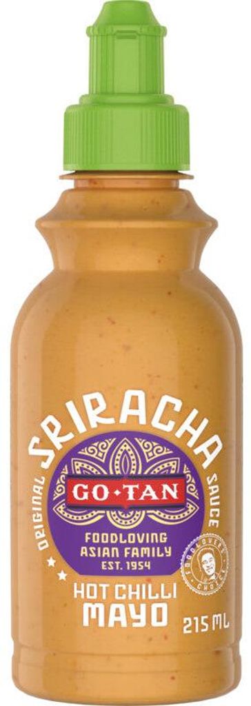 Go-Tan Sriracha Mayo 215g – Mayonnaise Sriracha crémeuse et Image du produit 