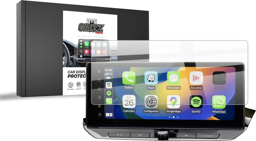 Keramische Autodisplayfolie für Nissan Juke 12,3" Lifting (2024-2025), Grizz Protector