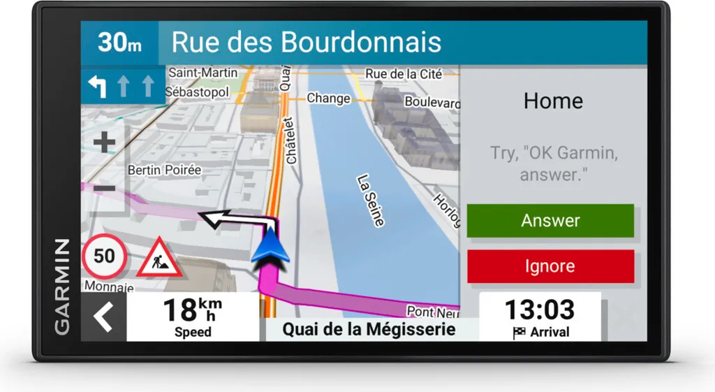 Garmin DriveSmart 66 GPS Automobile avec Écran 6 Pouces Haute Résolution