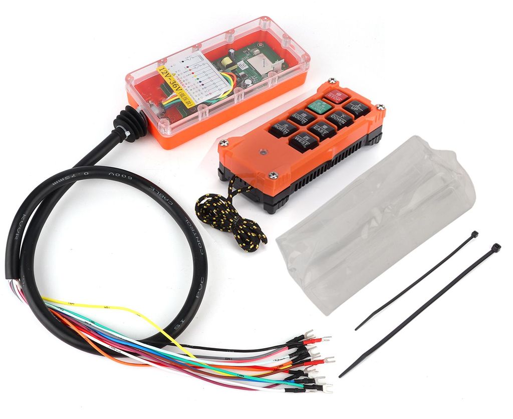 H21 E1C Drei Proofing Wireless Industrie Fernbedienung Set 1 Sender1 Empfänger (12-36 V)