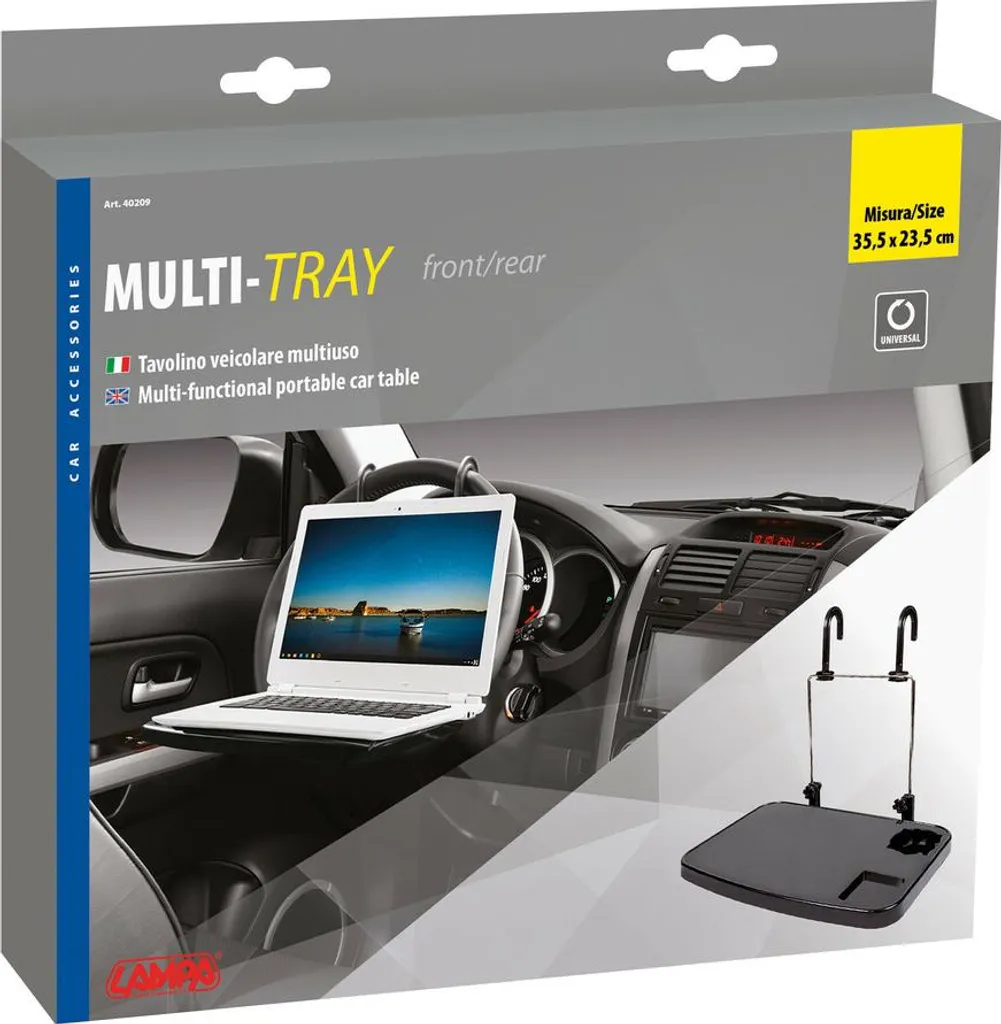 Multy-Tray Vassoio Camper e Auto | Tavolino Multiuso per Road Trip - 5