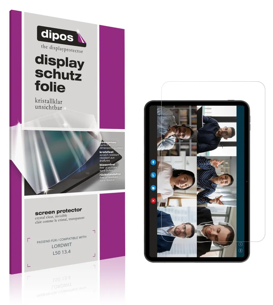 2 Films de Protection Écran pour LORDWIT L50 13.4 Transparents Dipos
