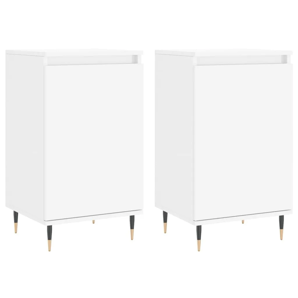 Madie Bianche 2 Pezzi 40x35x70 cm vidaXL | Arredo Casa Contemporaneo - 2