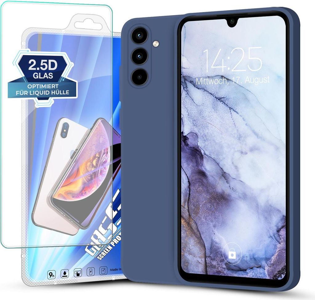 Hülle für Samsung Galaxy A35 5G mit 9H Displayglas Produktbild 