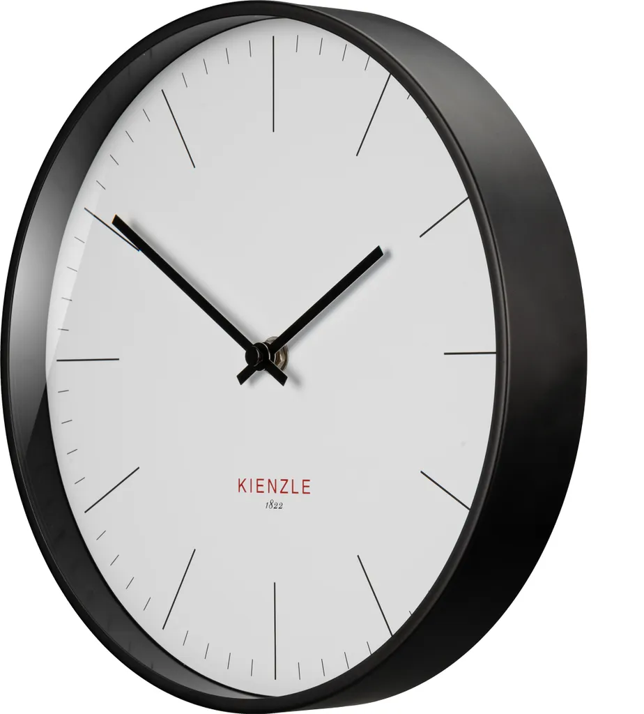 Horloge Murale Radio-Pilotée KIENZLE Modern - Finie la Corvée du Réglage