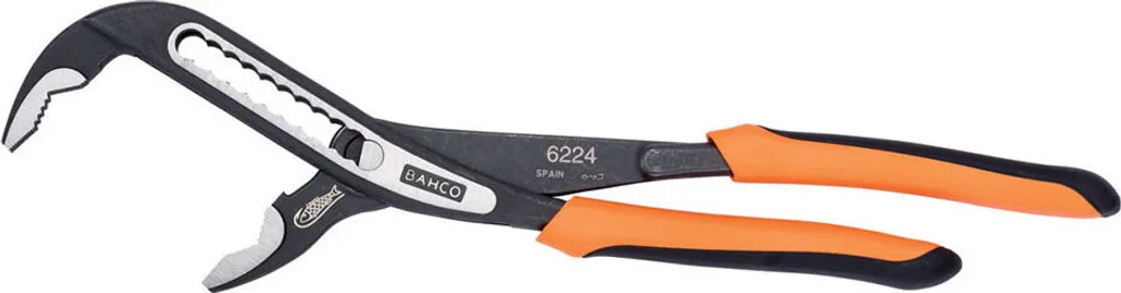 Pince multiprise Bahco 250 mm pour débloquer écrous et tubes difficiles