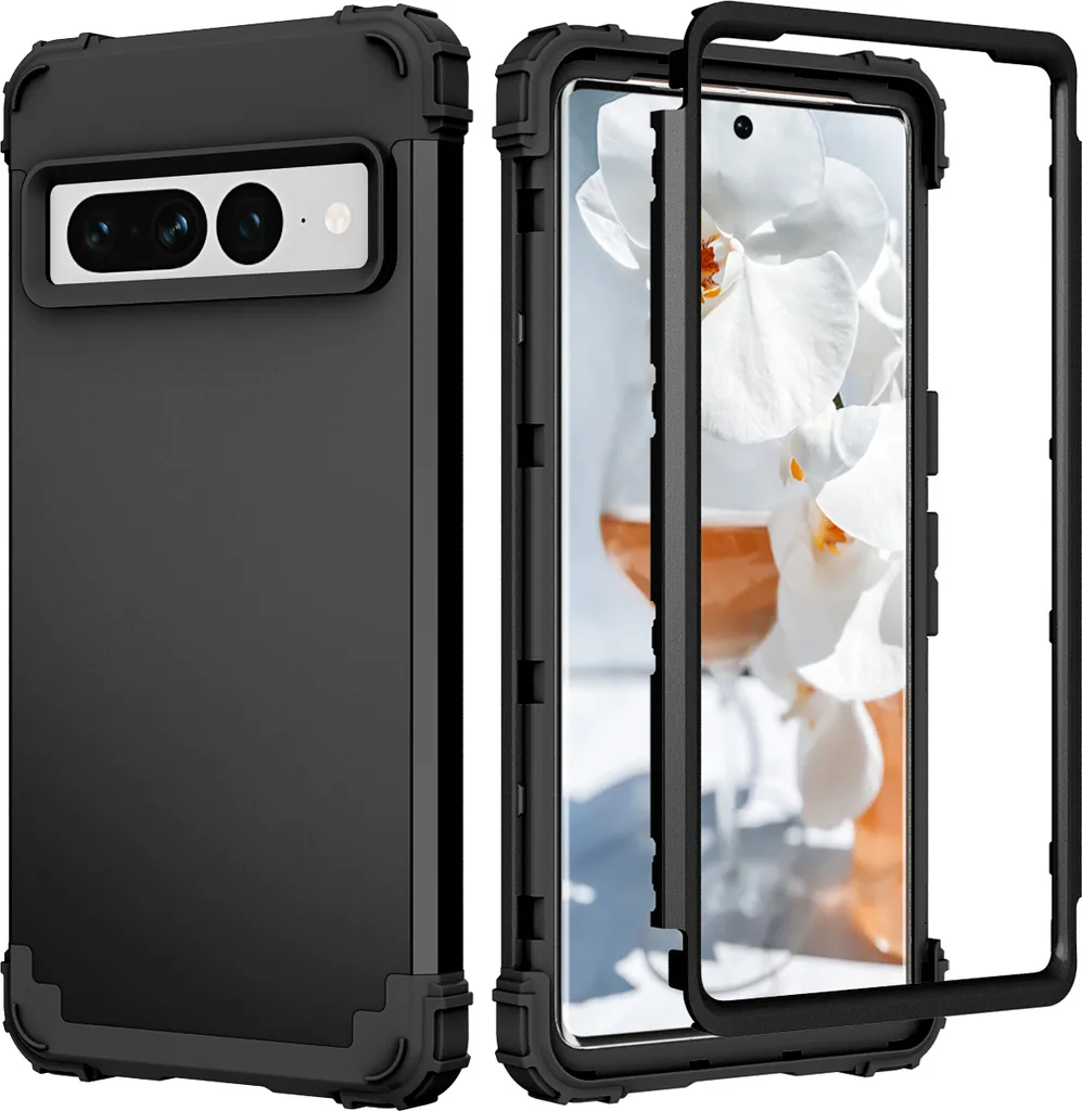 Custodia Google Pixel 7 Pro Antiurto 3-in-1 PC e TPU - Protezione Rugged