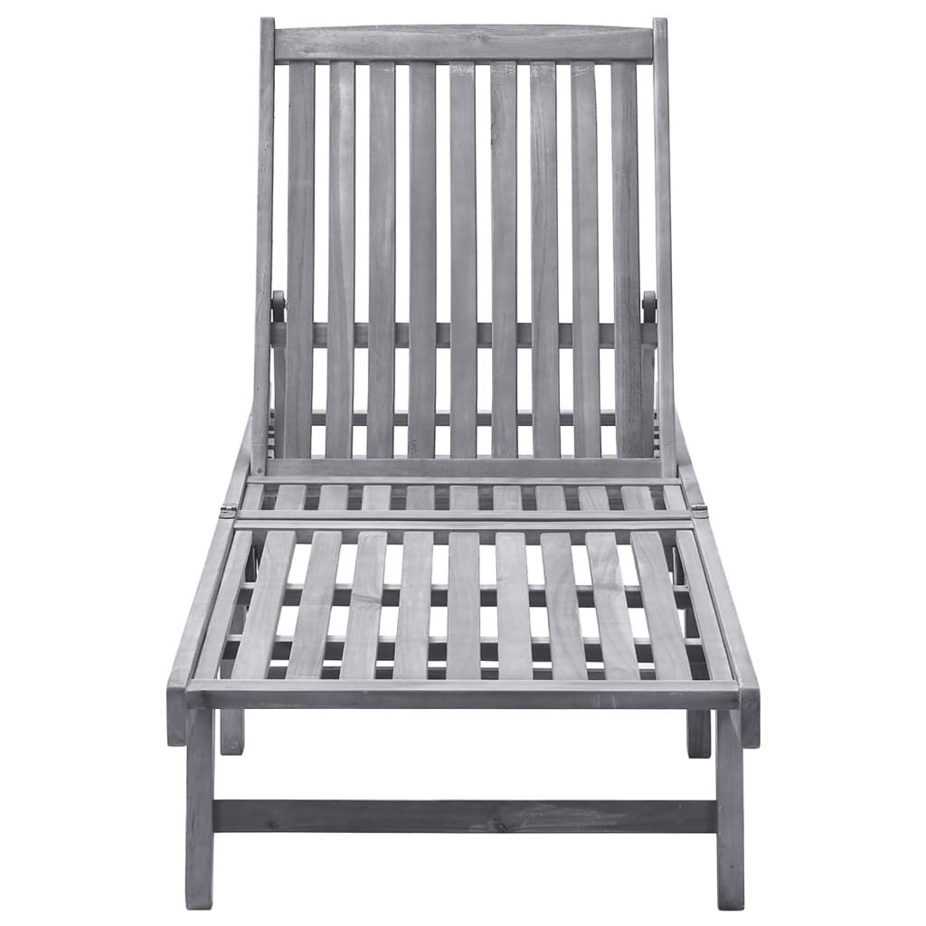 (Robust Möbel)Liegestuhl/Relaxliege - Sonnenliege Akazie Massivholz - 199x59/63x30/62/76/85cm - 199x59/63x30/62/76/85cm - Gartenliegen DEMöbe...