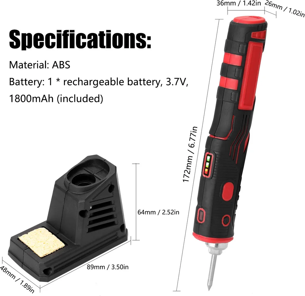 Fer à souder pour électronique sans fil rechargeable idéal modélisme