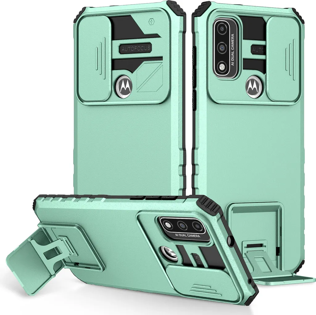 Cover Militare Moto G Pure Turchese: Protezione estrema e Stand