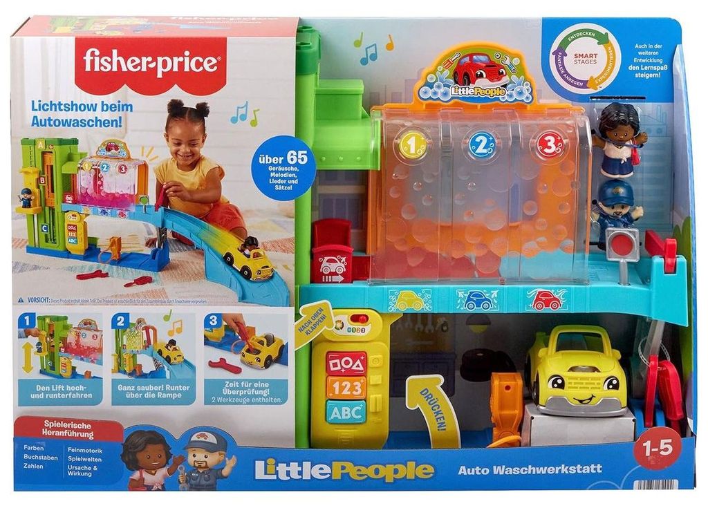 Mattel HRC61 - Little People - Auto Waschwerkstatt Produktbild 