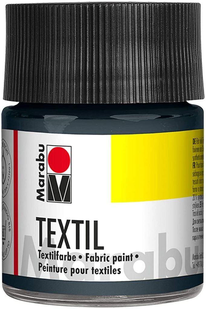 Marabu 17160 005 078 Textilfarbe grau(S) Immagine del prodotto 