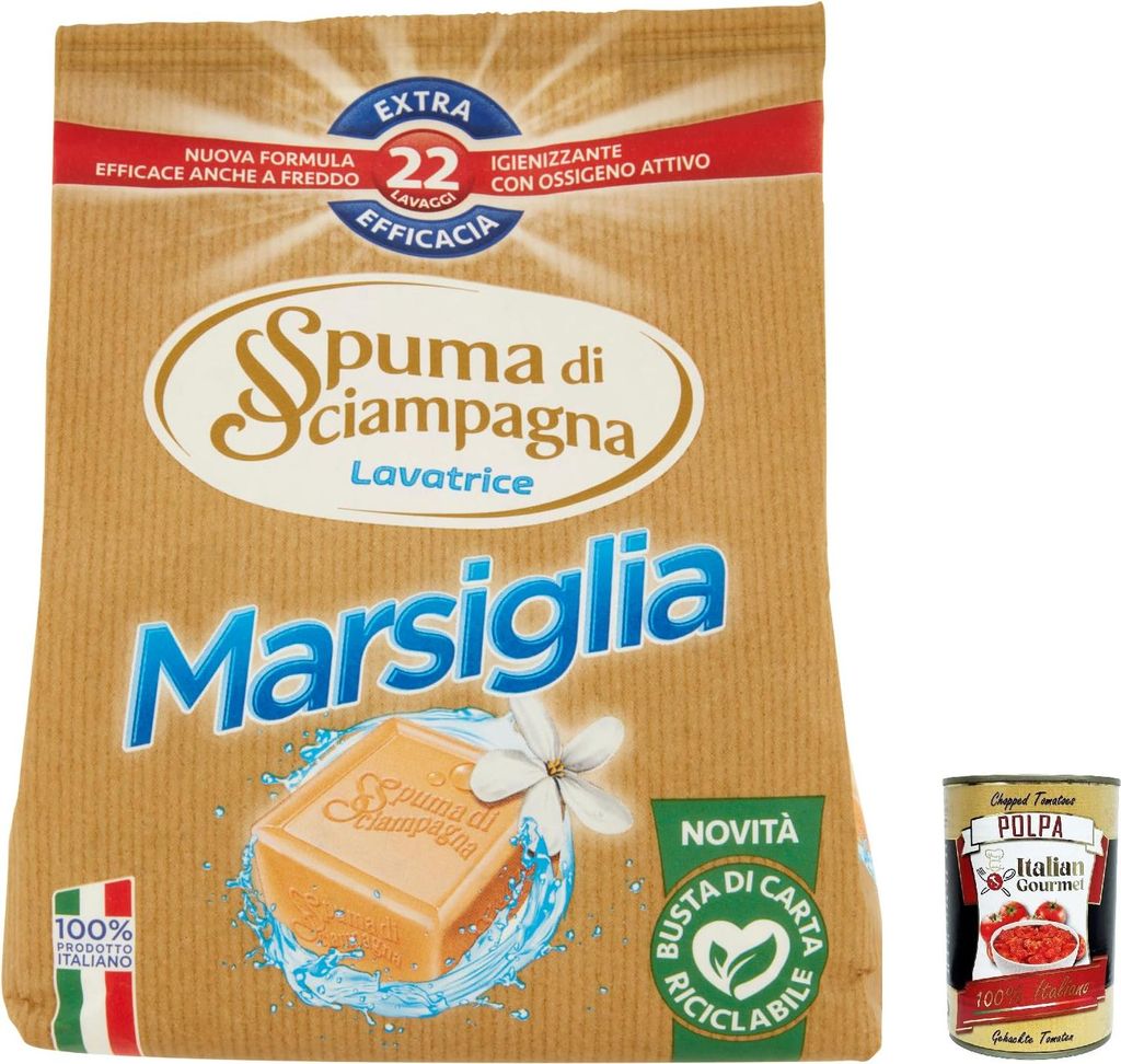 Sacco marsiglia Waschpulver 990g - Spuma di Sciampagna Produktbild 