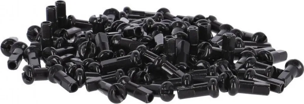 Écrous de rayon DT Swiss Pro Lock 1.8 x 12 laiton noir (paquet de 100)