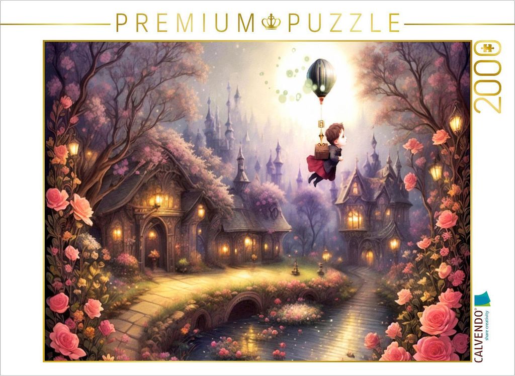 CALVENDO Puzzle Auf der Durchreise | 2000 Teile Lege-Größe 90x67cm Foto-Puzzle für glückliche Stunden