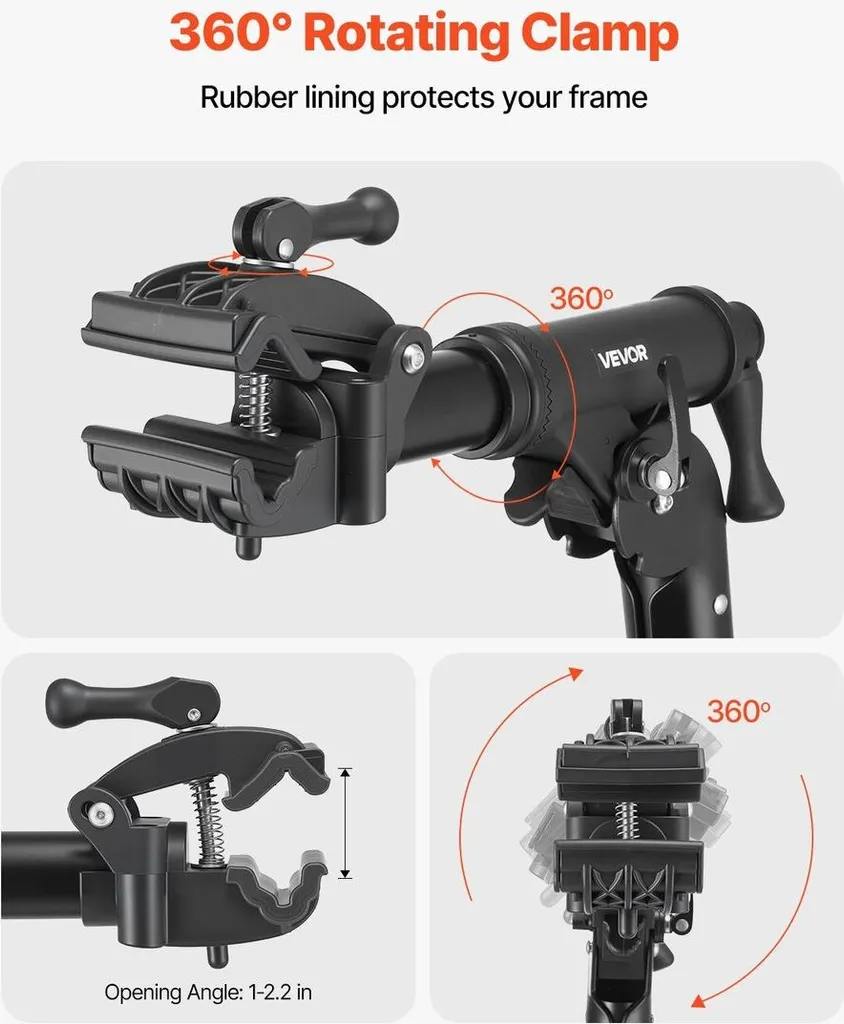 Support de réparation vélo ergonomique contre le mal de dos
